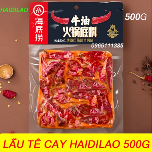(500g) Cốt Lẩu Tê Cay Haidilao Tứ Xuyên 500g