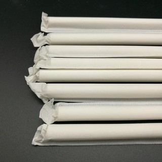 Ống Hút Giấy Có Vỏ Bọc Đảm Bảo Vệ Sinh - 250 Chiếc