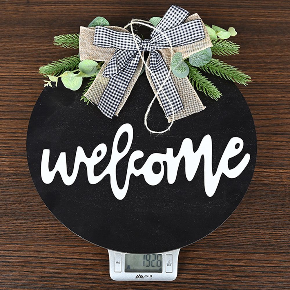 Vòng Hoa Hướng Dương Bằng Gỗ Treo Cửa Trang Trí Nhà Cửa