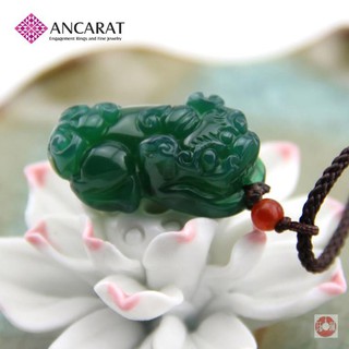 Mặt Dây Chuyền Tỳ Hưu Đá Ngọc Bích [ANCARAT]