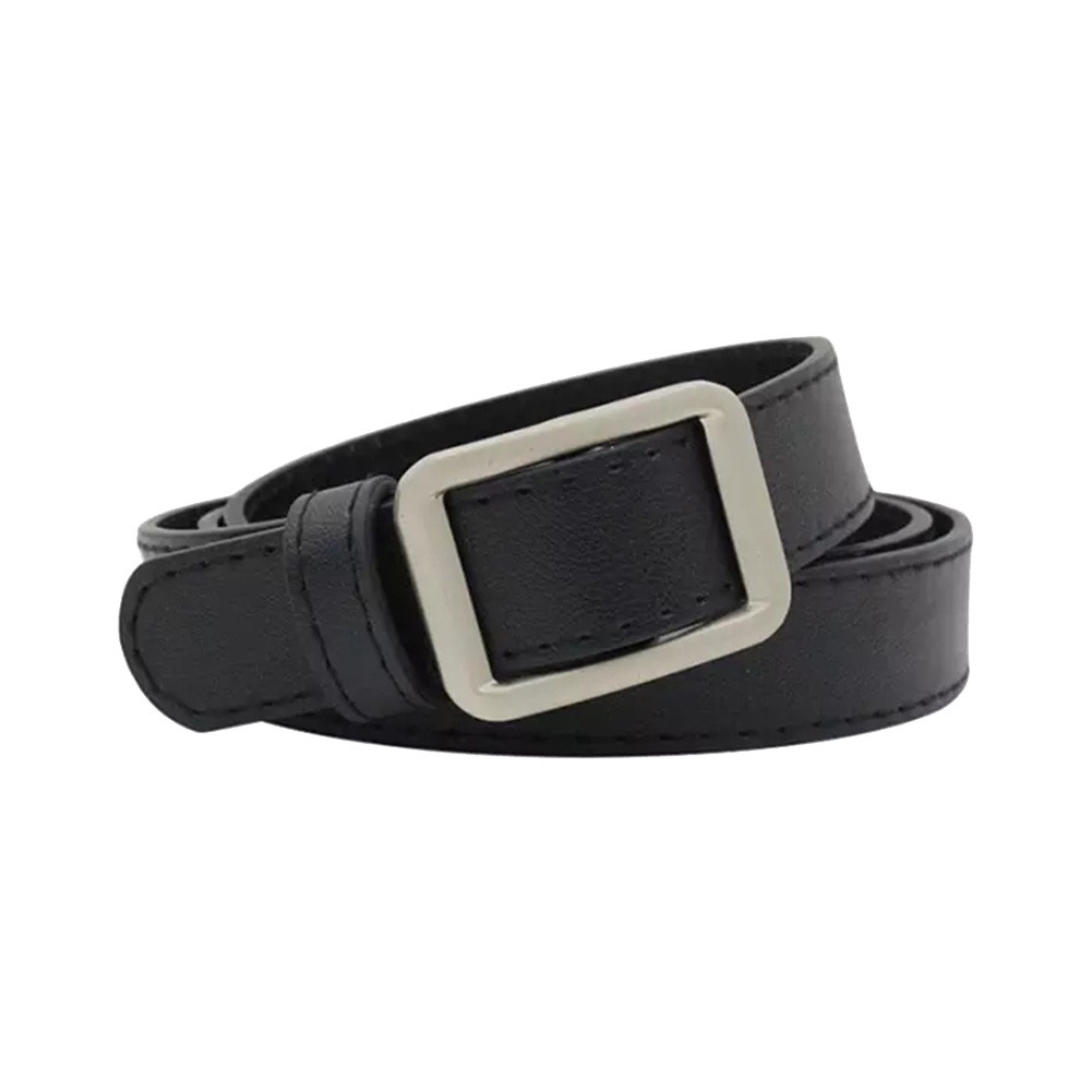 Thắt Lưng Da Pu Khóa Vuông Đơn Giản Thời Trang Hàn Quốc Jp6