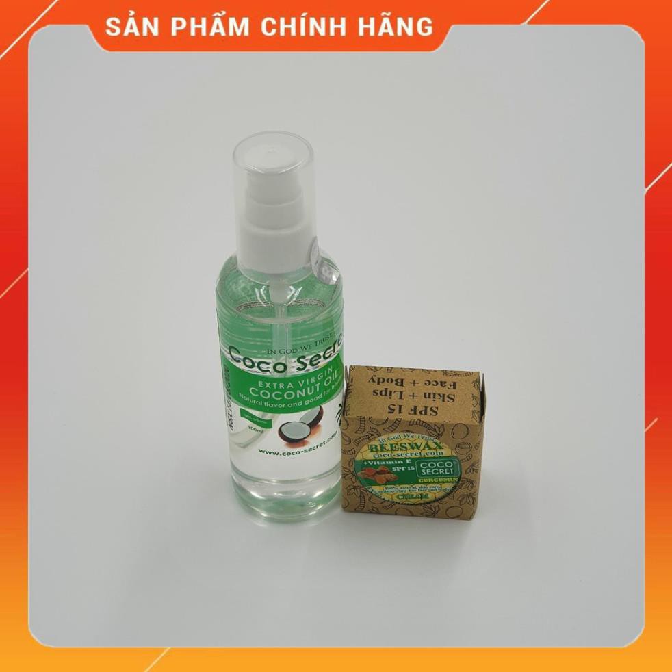 Dầu Dừa Tinh Khiết Coco Secret 100ml - Combo Hấp Dẫn