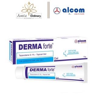 DERMA FORTE gel giảm mụn, mờ thâm DERMAFORTE TUBE 15g