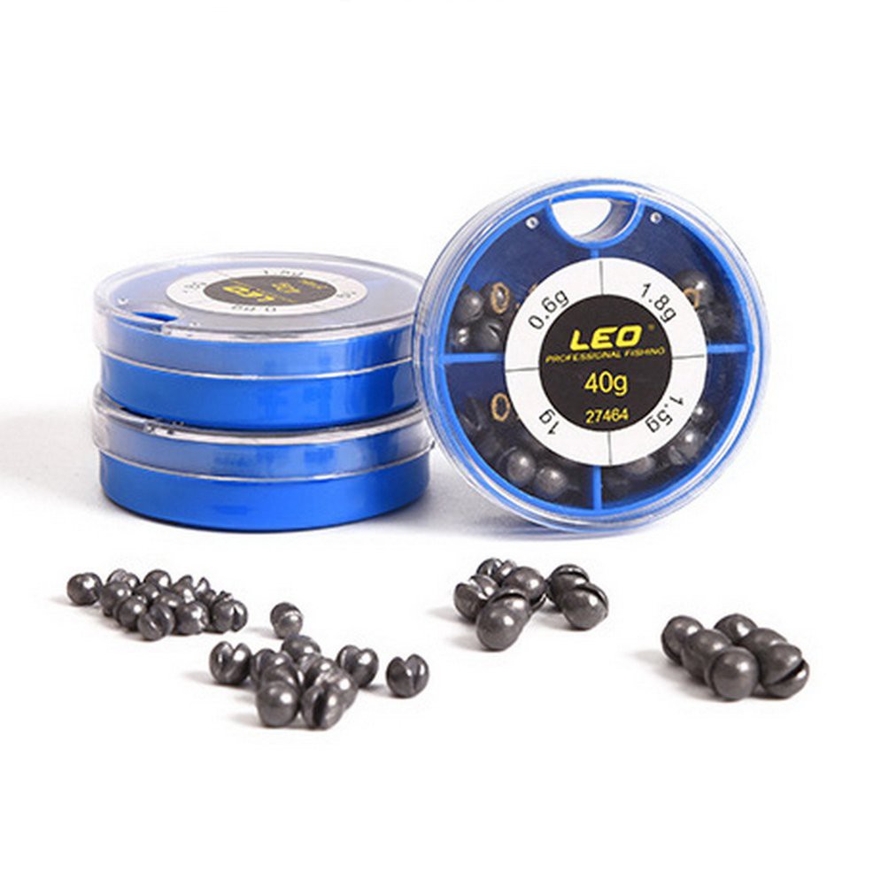 Hộp Chì Câu Cá Hình Viên Đạn 4 Kiểu