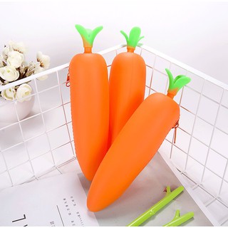 Túi Ví đựng bút cà rốt_bóp cà rốt