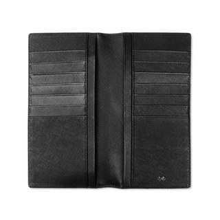 Ví Dài Levents/ Black Wallet Chất Simily Giả Da Unisex