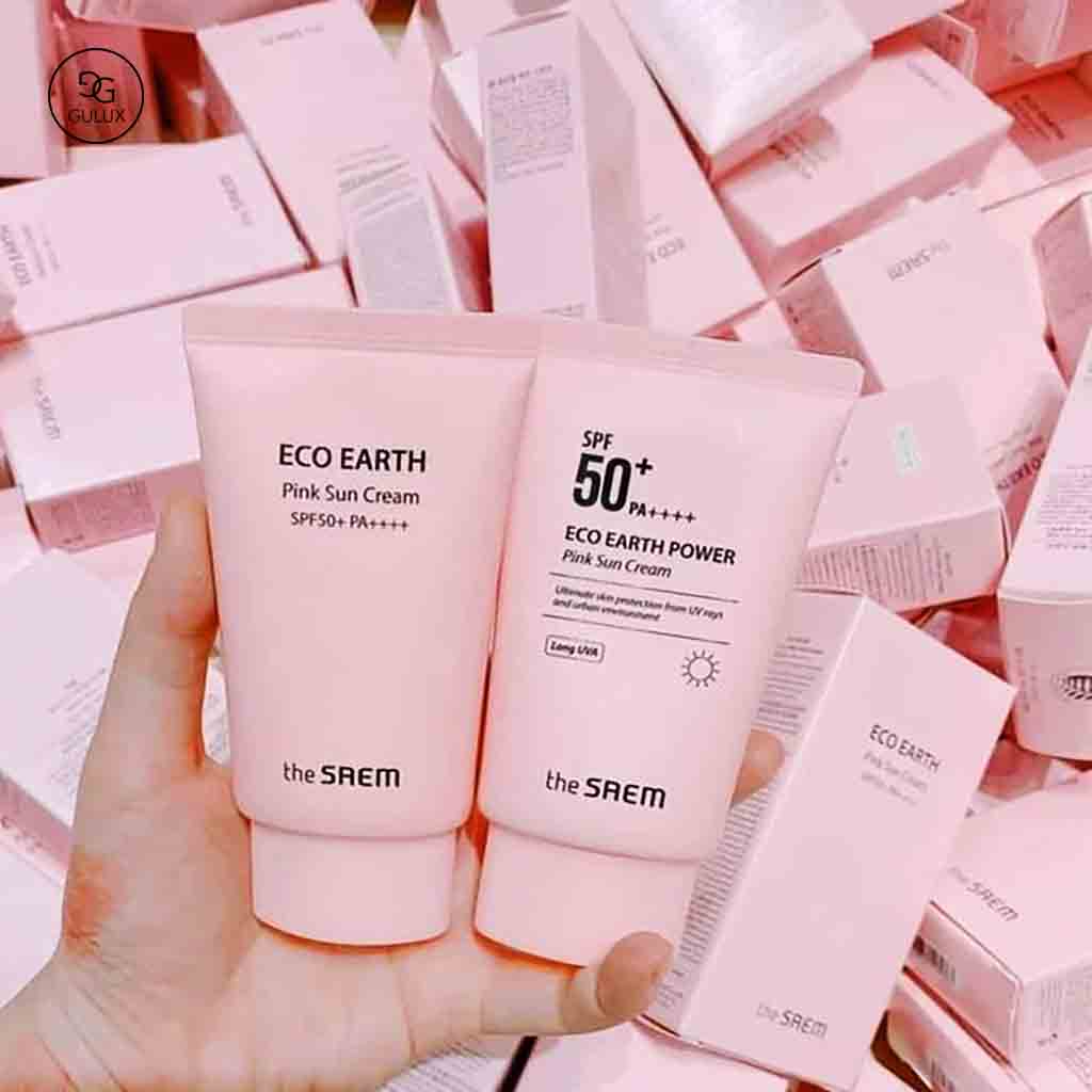 Kem chống nắng the saem eco Eco Earth Power 2IN1, Kem chống nắng nâng tone cho mọi loại da