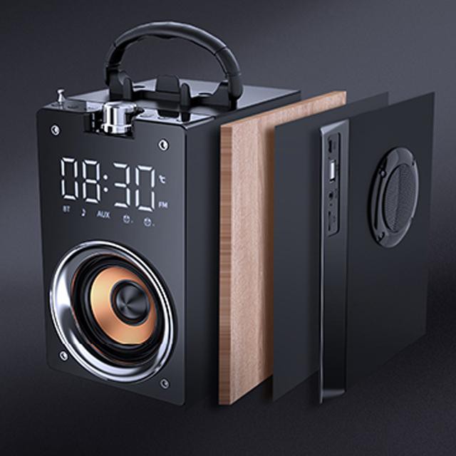 [Rẻ Vô Địch] Loa Nghe Nhạc Bluetooth Không Dây Xách Tay MC H1 Kiêm Đài Radio FM Âm Thanh Vòm 3D Trầm Ấm