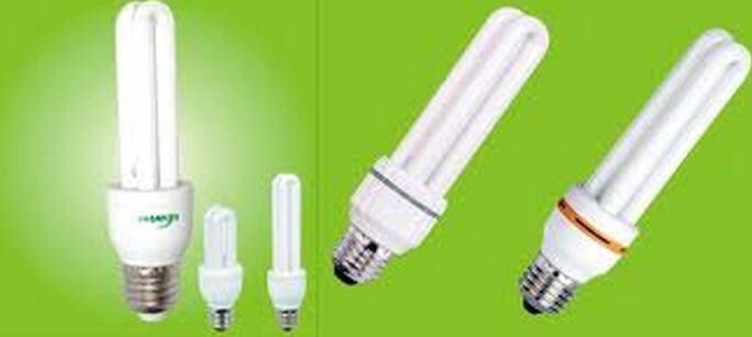 Bóng đèn compact 2u 18w tiết kiệm điện 80%