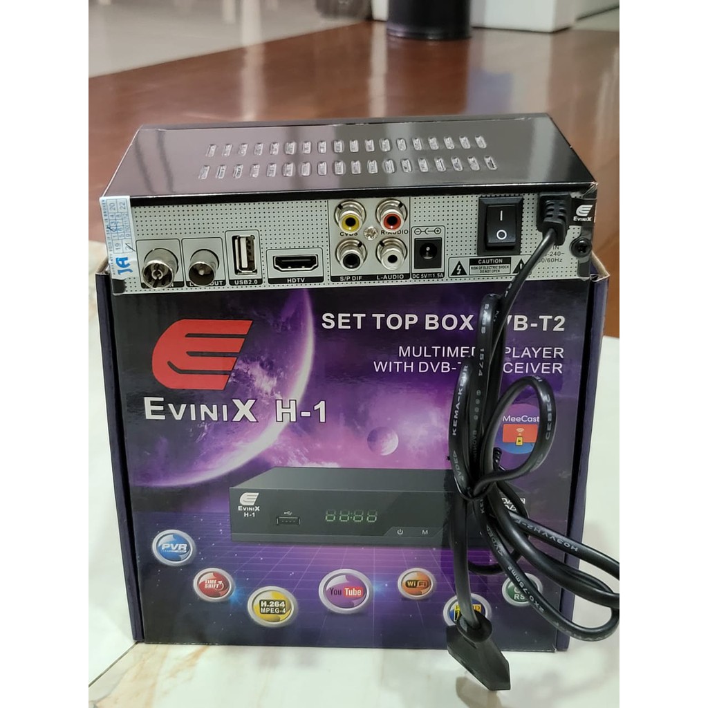 Bộ Giải Mã Dvb Evinix H1 Skybox Kèm Phụ Kiện Chuyên Dụng