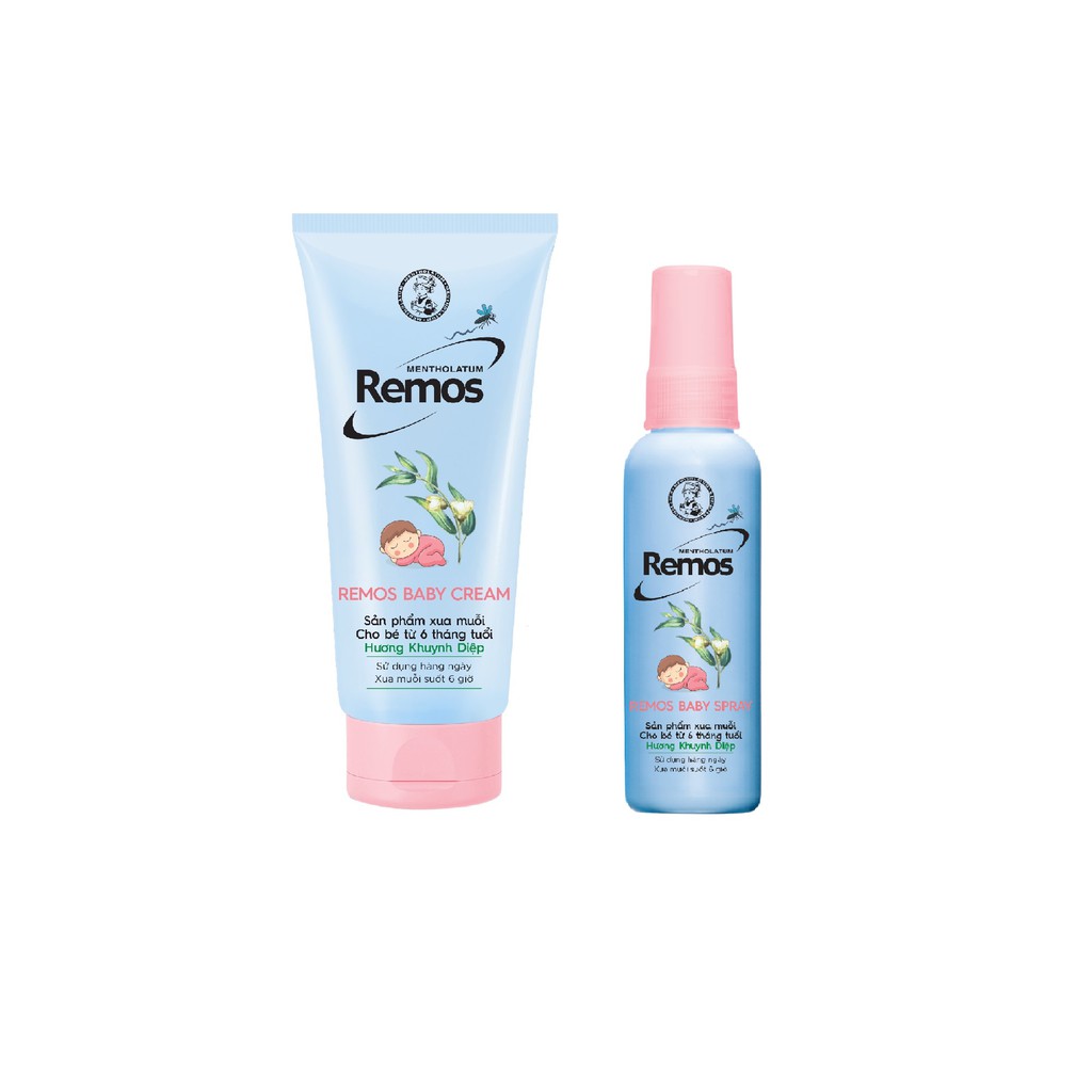 Kem chống muỗi cho bé từ 6 tháng tuổi Remos Mentholatum hương Khuynh diệp (70g) | BigBuy360 - bigbuy360.vn