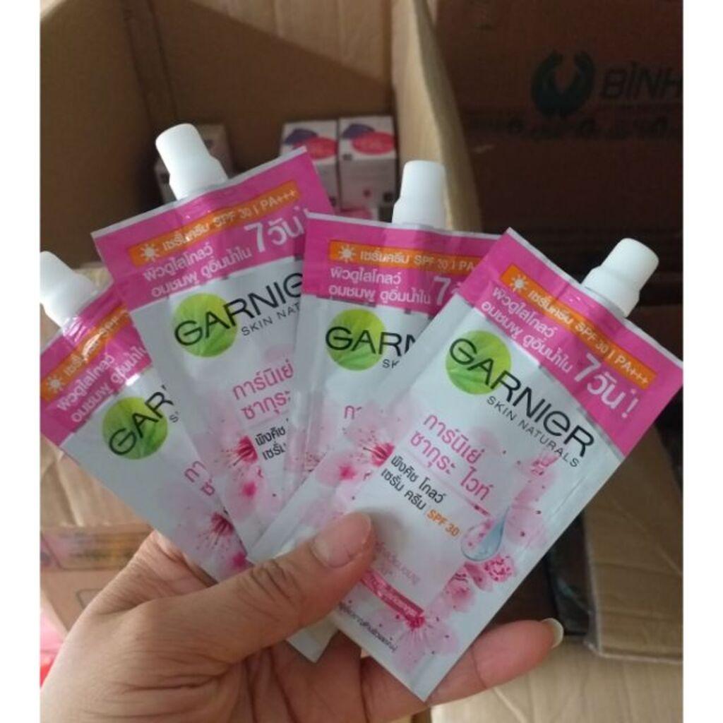 (Big sale) KEM DƯỠNG DA GARNIER THÁI TUÝP 7ML ( cam kết chuẩn)