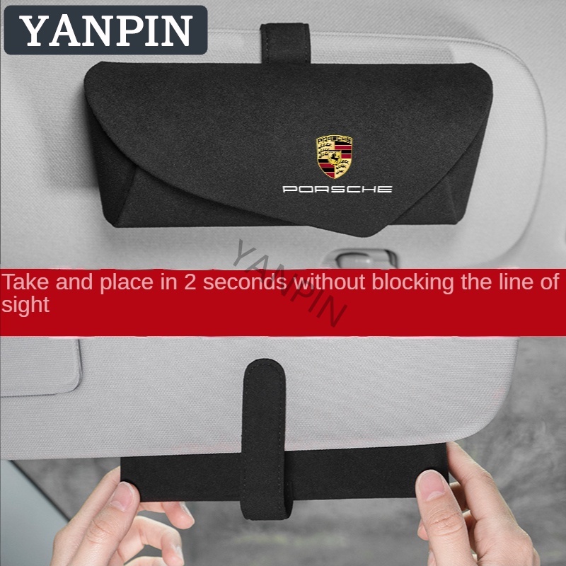 Hộp Đựng Mắt Kính Đa Năng Tiện Dụng Trên Xe Hơi Porsche