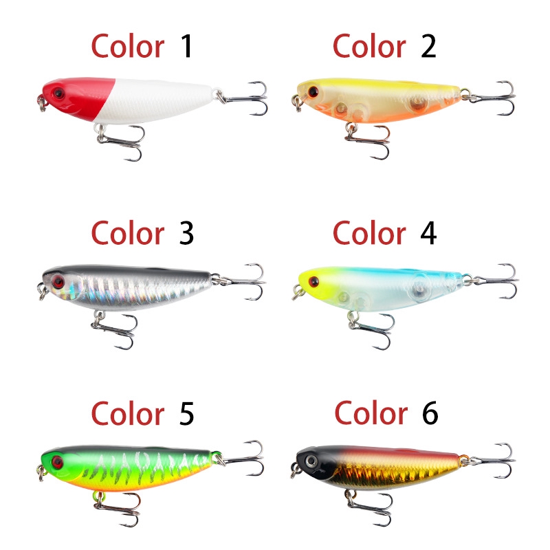 1 Mồi Câu Cá Giả Dạng Bút Chì 5cm / 5g