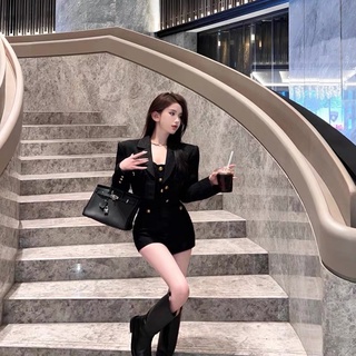 set quần liền kèm áo khoác