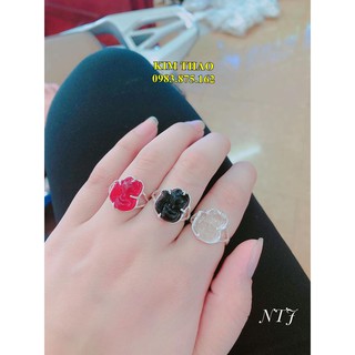 Nhẫn bạc ta hồ ly phong thủy