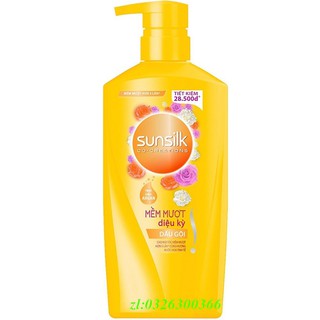 Dầu gội đầu 650g sunsilk mềm mượt diệu kỳ,chính hãng.