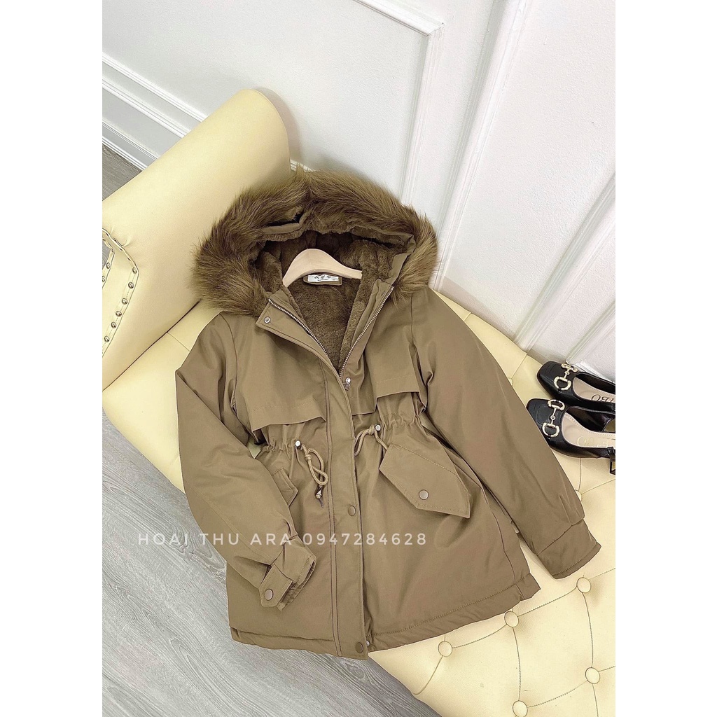 (SẴN ảnh thật) ÁO PHAO - Parka nữ MŨ LÔNG DÁNG HÀN MẪU MỚI NHẤT 2021 ,CHUẨN HÀNG QUẢNG CHÂU Arashop. A01