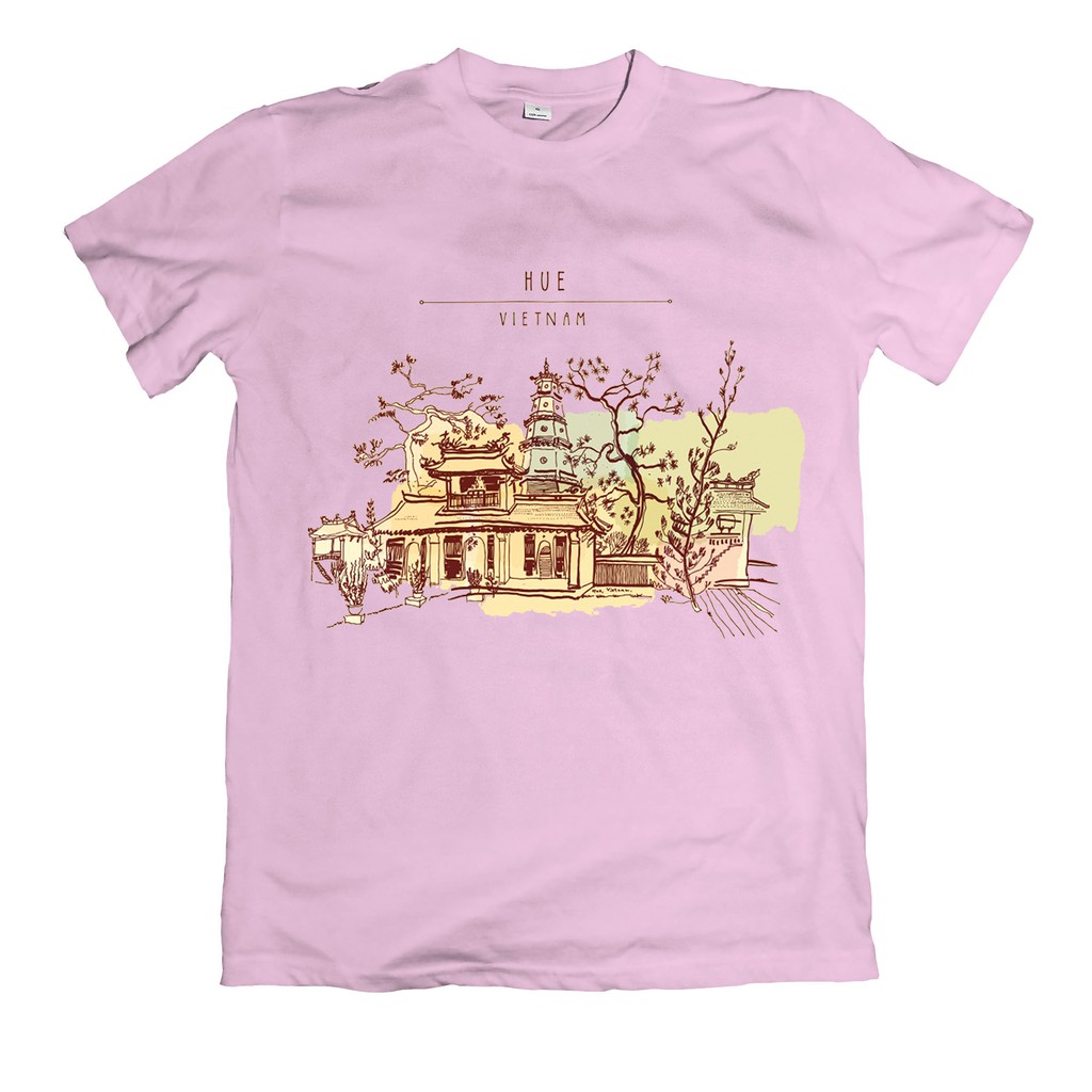 Áo thun in hình Thành Phố Huế mộng mơ đẹp