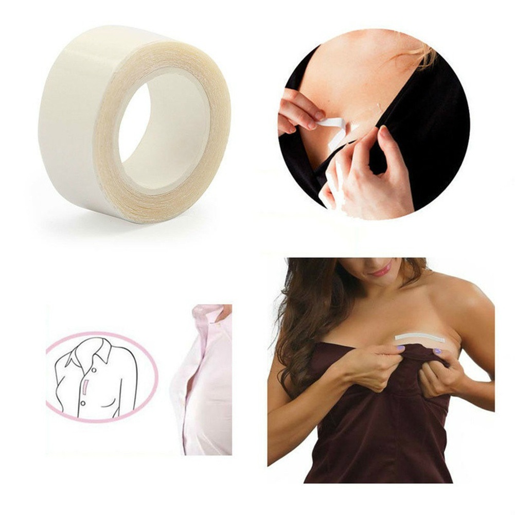Cuộn Băng Dính Hai Mặt 5M Chống Thấm Nước Dán Ngực/Toàn Thân An Toàn