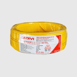 Dây cáp đơn cv 1.5, 2.5, 8.0 cadivi