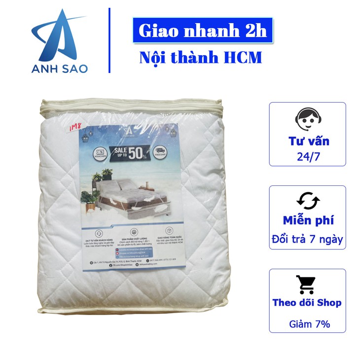 Tấm lót bảo vệ nệm cao cấp Ánh Sao - kích thước 1m6x2m/ 1m8 x 2m - Phụ kiện giường ngủ [chăn ga gối đệm]