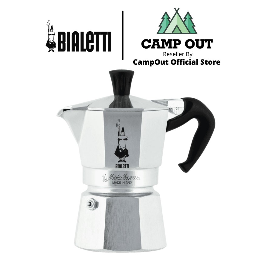 Ấm pha cà phê Bialetti Moka tiện lợi ấm pha cafe ý Moka Express 3-4 cup A005