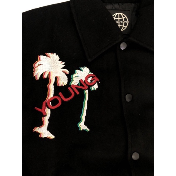 UNDERYOUNG - Áo Khoác Varsity Thunder Young