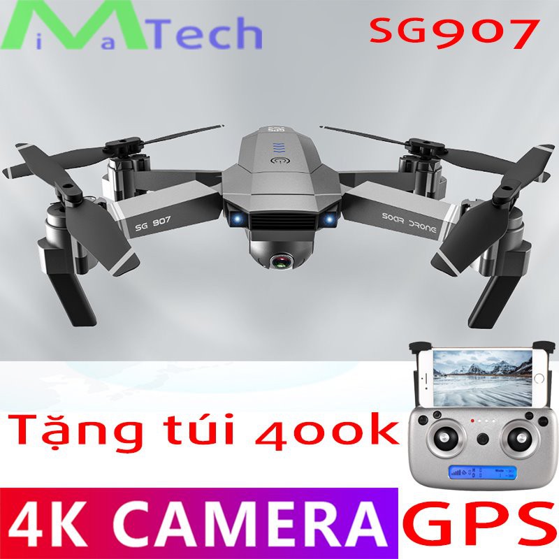 flycam 4K GPS và  2 camera chuyên nghiêp
