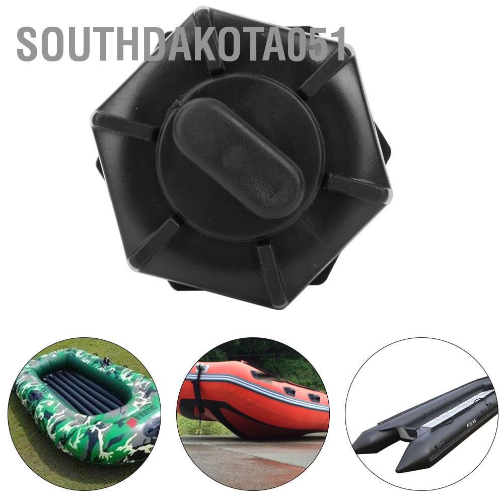 Southdakota051 Van thoát nước PVC đen bền cho thuyền bơm hơi Phụ kiện Kayak