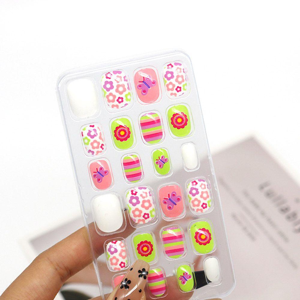 Set 24 Móng Tay Giả Trang Trí Thời Trang Cho Nữ MIHAN1