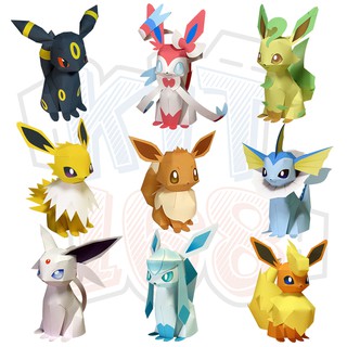 Lịch Sử Giá Mô Hình Giấy Pokemon Eevee Combo 0021 Cập Nhật 5/2023 - Beecost