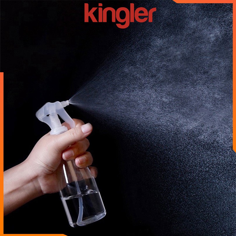 Chai Xịt Cồn Sát Khuẩn Tay, Chai Nhựa Rỗng Trong Suốt Dạng Xịt Dung Tích 200ml. Kingler 7140