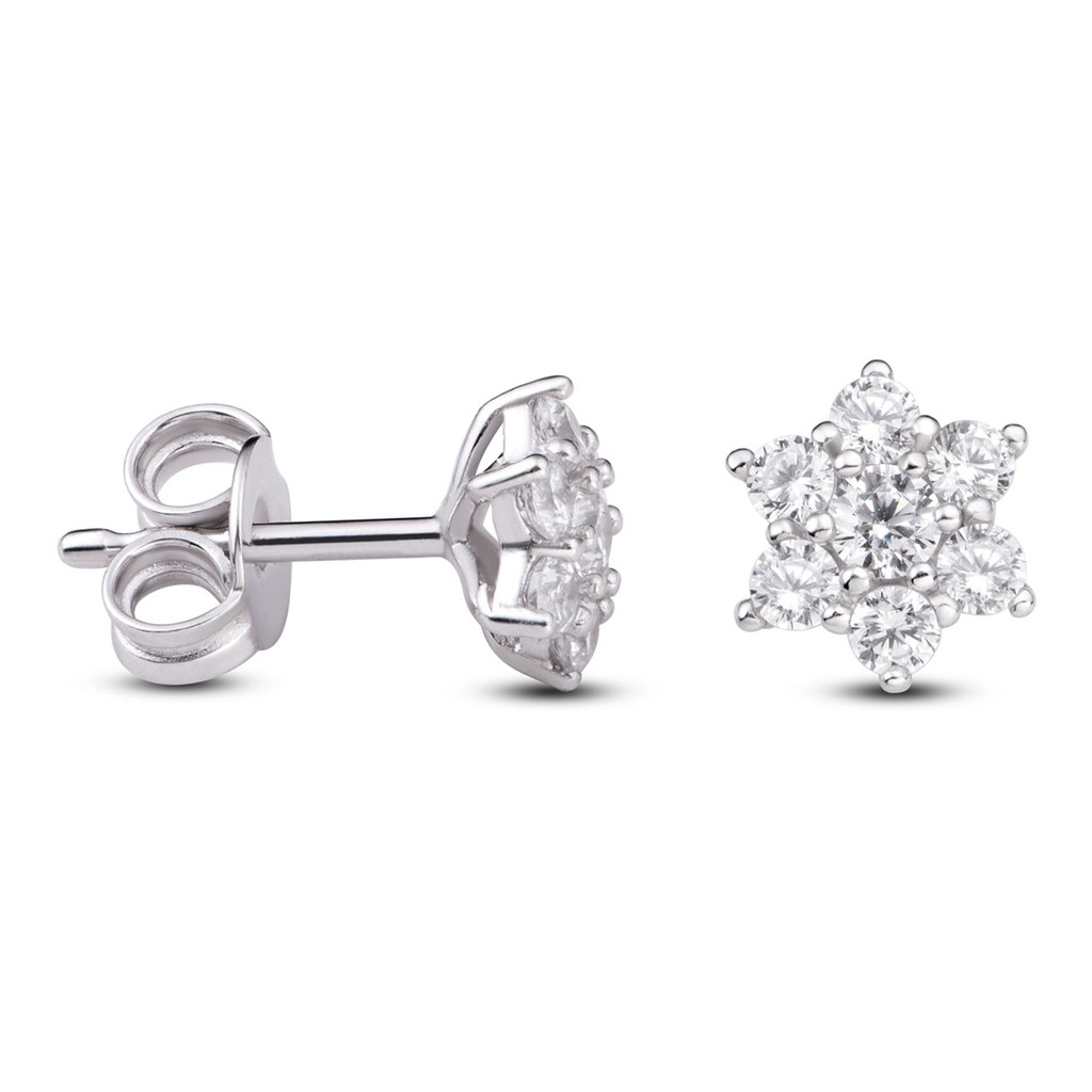 Bông tai Bạc đính đá CZ PNJSilver XMXMK000079