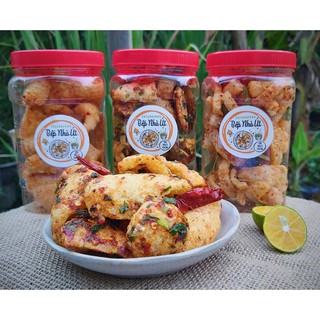 Da heo giòn 3 vị mắm hành, muối ớt, lá chanh