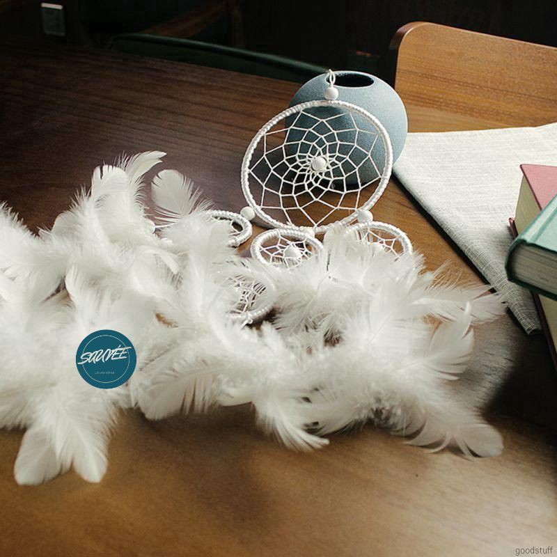 Dreamcatcher treo tường handmade White Star decor trang trí nhà, văn phòng mã DRD26
