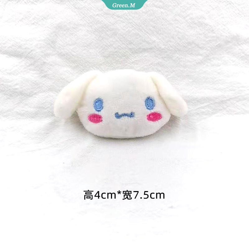 SANRIO Ghim Cài Áo Trang Trí Túi Xách Hình Chú Chó Mèo Bằng Vải Bông Dễ Thương Thời Trang Làm Quà Tặng Cho Nam Và Nữ