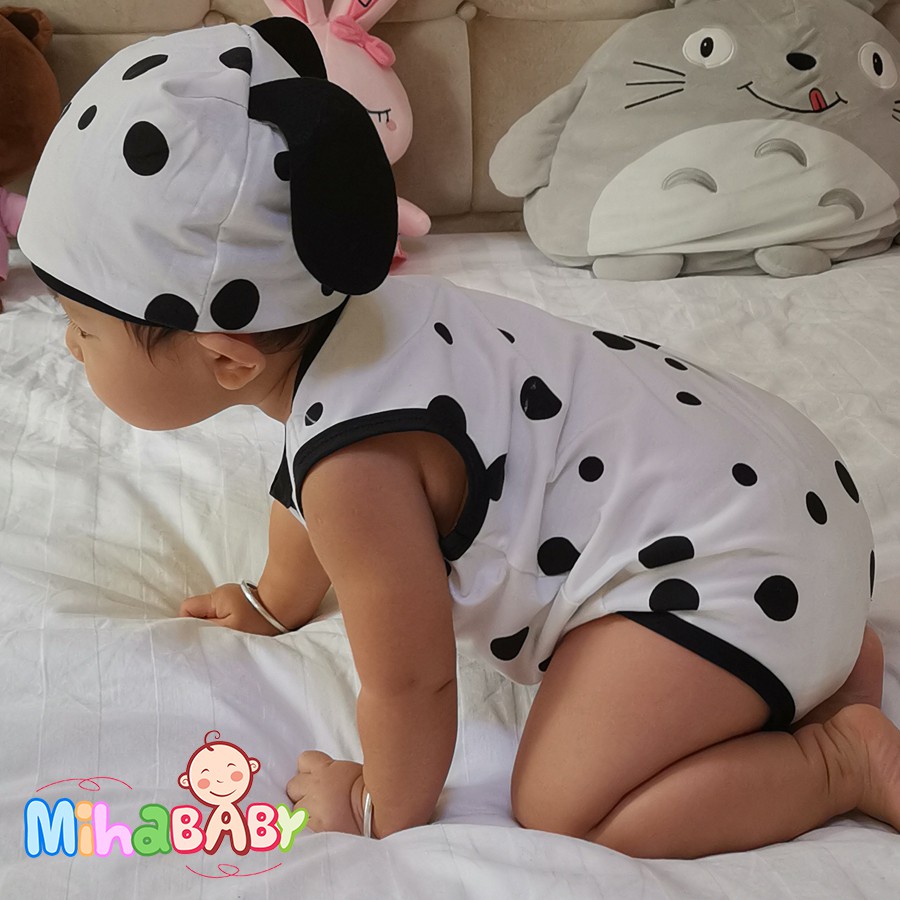 Bộ Bodysuit Chip Chó Đốm Cho Bé - BDS_CHODOM