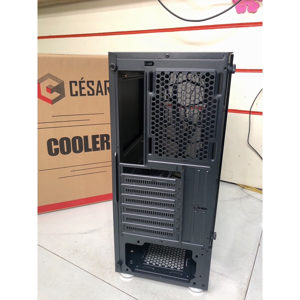 Vỏ Case máy tính CESAR COOLER White(trắng) , Black (đen) ATX ( No Fan ) - CÉSAR COOLER