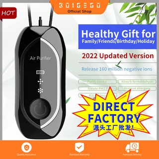 Máy thanh lọc không khí ion âm có dây chuyền đeo lên người tiện dụng