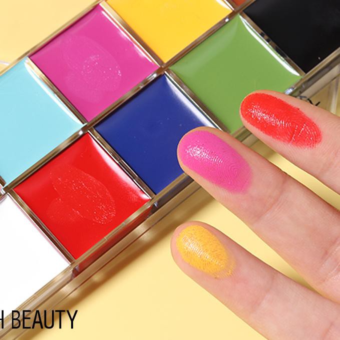 (hàng Mới Về) Bảng Màu Vẽ Cơ Thể 12 Màu Sắc Trang Điểm Dự Tiệc | BigBuy360 - bigbuy360.vn