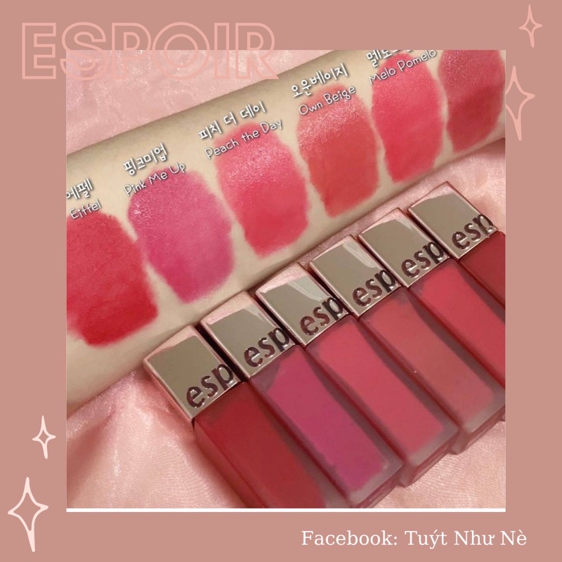 Son Espoir Couture Lip Tint Velvet & Shine bản mới Fall/Winter '21 | BigBuy360 - bigbuy360.vn
