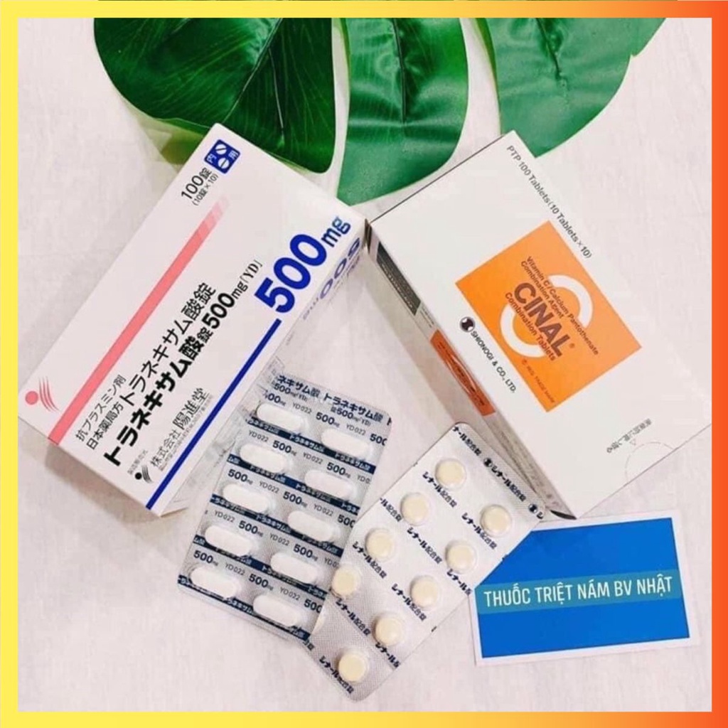 Viên uống Vitamin C TRẮNG DA, MỜ NÁM Cinal C Nhật Bản 100v