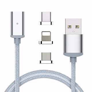Cáp sạc điện nam châm hít Type C, iphone, samsung