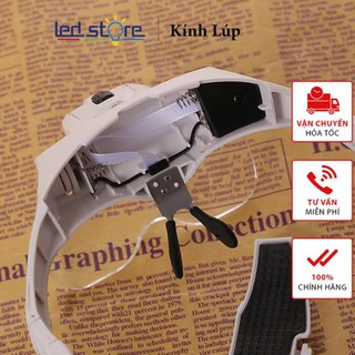 Kính lúp đeo mắt đeo đầu có đèn v5 9892b2