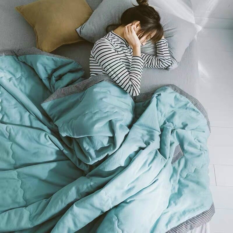 Chăn hè Zara đũi cotton nhập khẩu,chăn mềm 4 mùa cao cấp