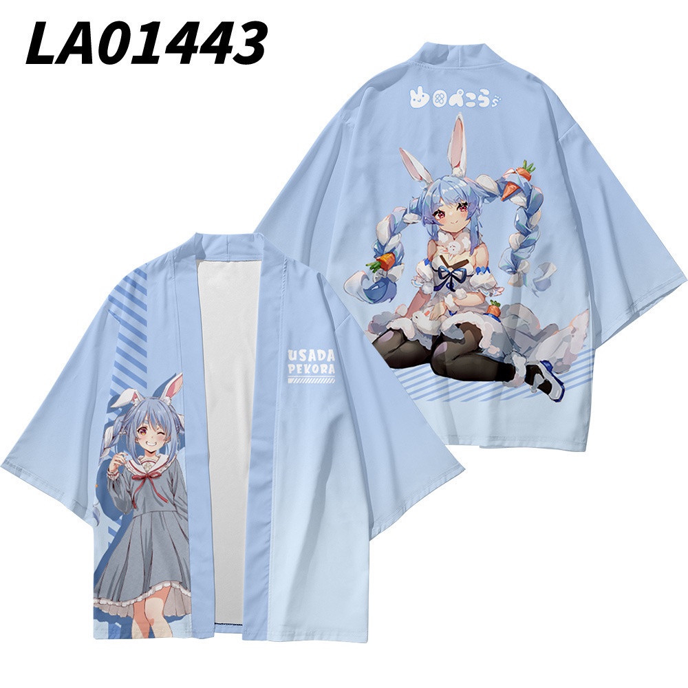 Mới Trang Phục Kimono In Họa Tiết Anime Thỏ Pekra