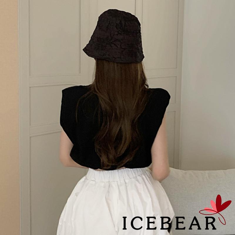 Áo Croptop Sát Nách Cổ Tròn Dáng Rộng In Chữ Đính Đá Thời Trang Cho Nữ