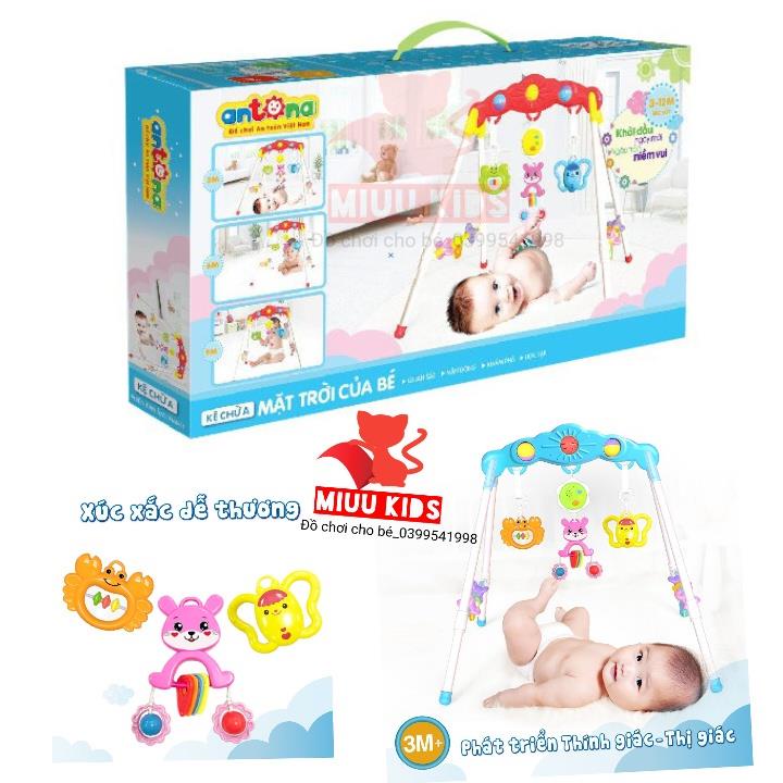 Kệ Chữ A  Mặt Trời Của Bé Phiên Bản Có Nhạc Ru Cao Cấp, Đồ Cho Bé Sơ Sinh Chính Hãng AN Toàn