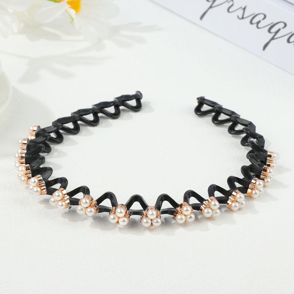 Băng Đô Cài Tóc Chống Trượt Họa Tiết Lượn Sóng 1 Cái